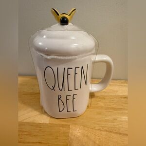 Rae Dunn White Queen Bee Mug